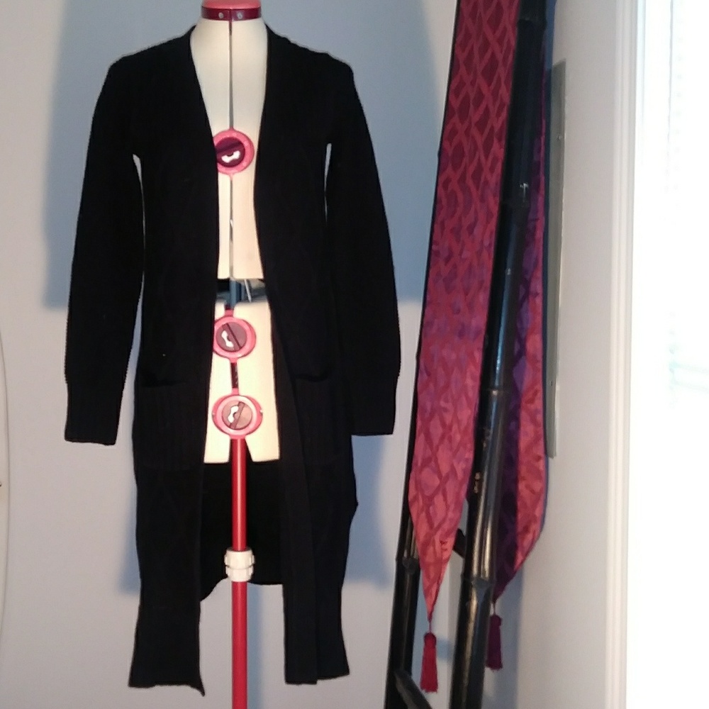 Derek Heart Black Knit Cardigan